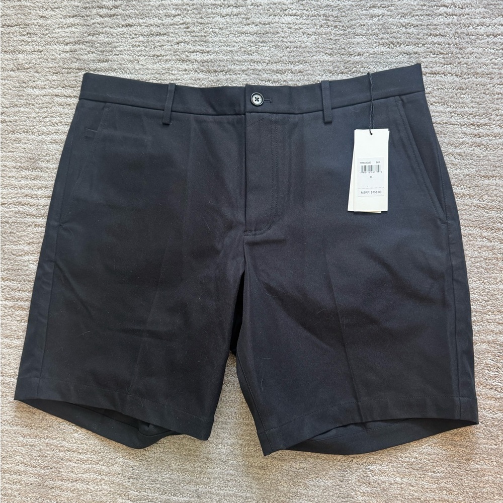 7 For All Mankind Men’s Tech Series Shorts - Size 33 - Black